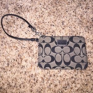 Authentic Blue Wristlette Coach Clutch