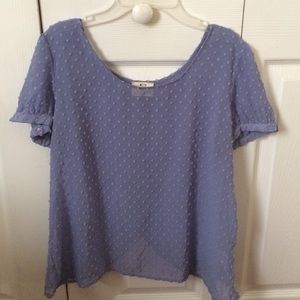 lilac sheer shirt