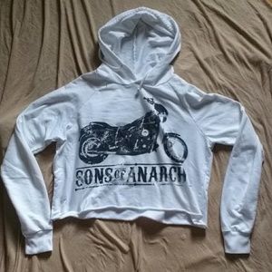 Sons of anarchy crop hoodie