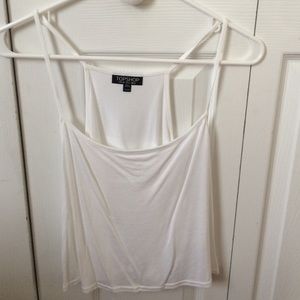 white crop top