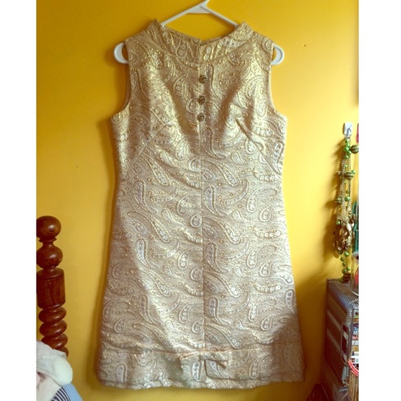 Vintage Gold Dress