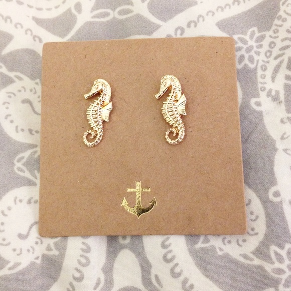 Francesca's seahorse earrings