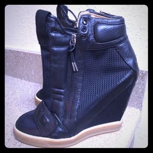 L.A.M.B.  Wedge sneakers.  Worn once!!!!