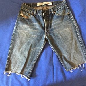 Denim shorts