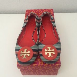 Authentic Tory Burch Reva flats