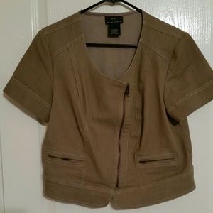 ***Sale***New York & Company Brown Denim Jacket
