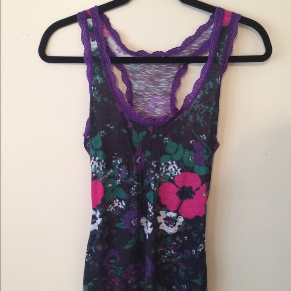 Floral print tank top - Picture 2 of 3