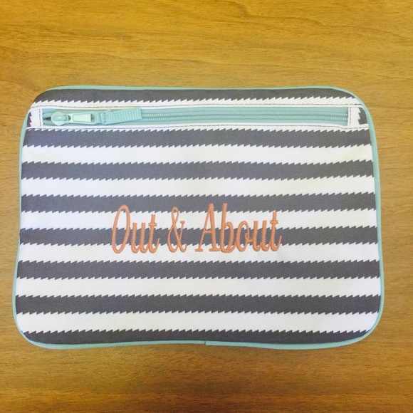 Thirty One Pocket-A-Tote Navy Wave