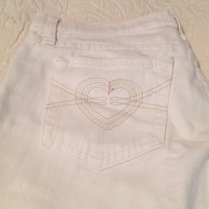 Juicy Couture White Bootcut Jeans