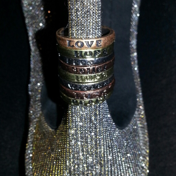 Vintage look inspirational rings SEE BELOW!!! - Picture 2 of 4