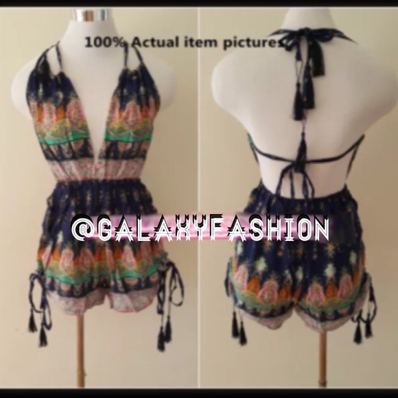 Gorgeous Boho Pattern Romper - Picture 2 of 3