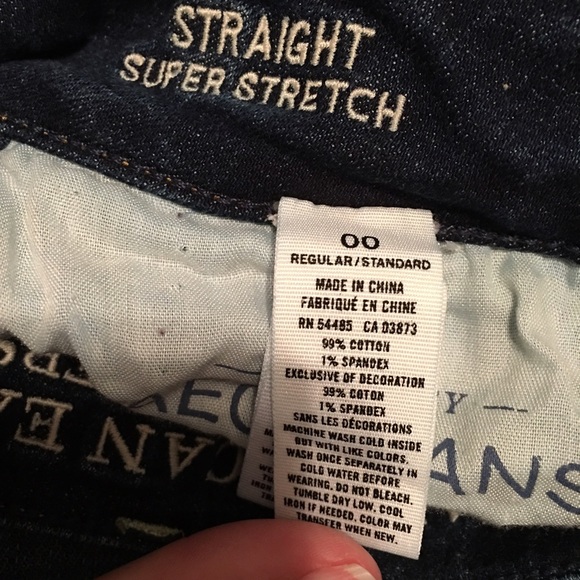 SOLD American Eagle Straight Jeans - Picture 3 of 3