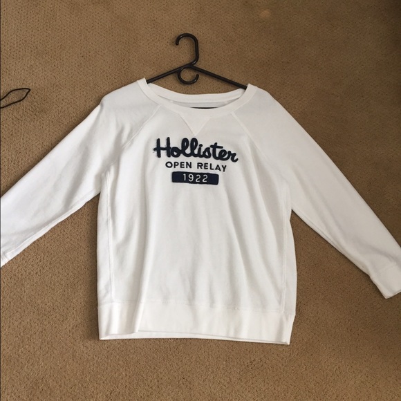 Hollister White Sweater