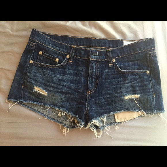 Rag and Bone denim short shorts