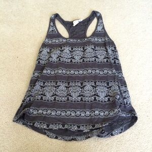 LA hearts racer tank