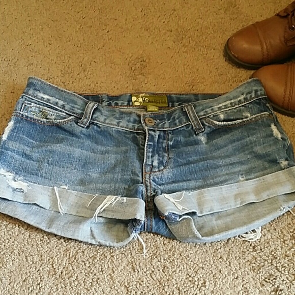 Hollister jean shorts.