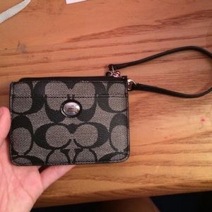 Coach change purse, I. D holder