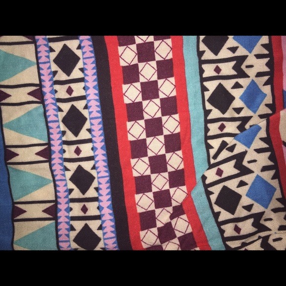 BANDED TRIBAL FOREVER 21 MINI SKIRT - Picture 5 of 5
