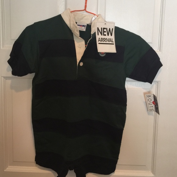 One piece snap bottom romper