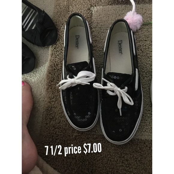 7 1/2 look alike sperrys with sequins