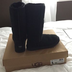 Classic Tall black UGG boots