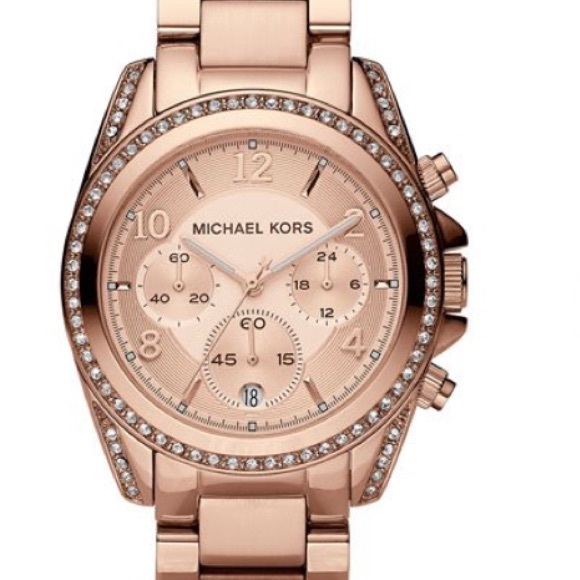 Practically new Michael Kors Blair Rosegold watch