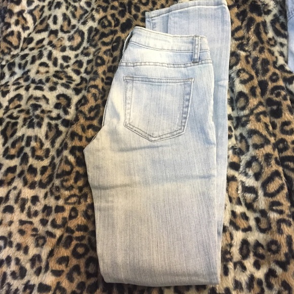 Light wash denim