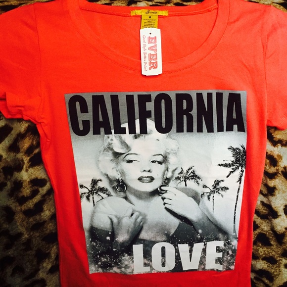Marilyn Monroe "California Love" tee