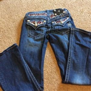 Girls size 10 miss me jeans
