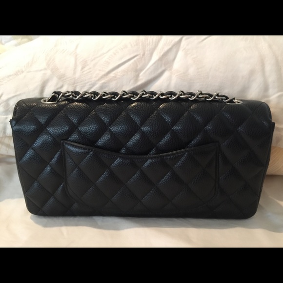 **SOLD**Chanel Classic Caviar East West Flap - Picture 2 of 4