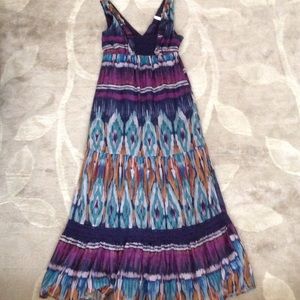 Xhilaration Ikat Print Maxi Dress
