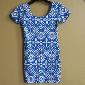 Geometric Bodycon Dress