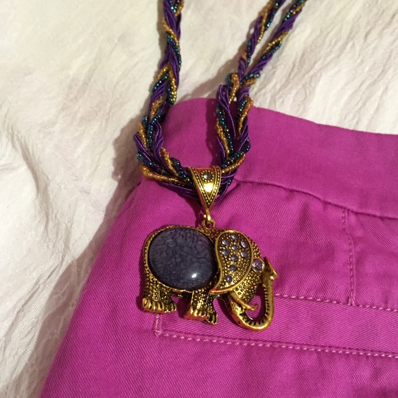 Accessories - 👑🚫SOLD🚫🎀Bohemian elephant necklace🌟🐘