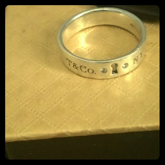 Tiffany Locks Ring w/ diamonds