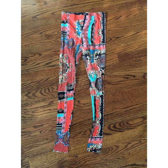FLORAL LEGGINGS URBAN OUTFITTERS SIZE S