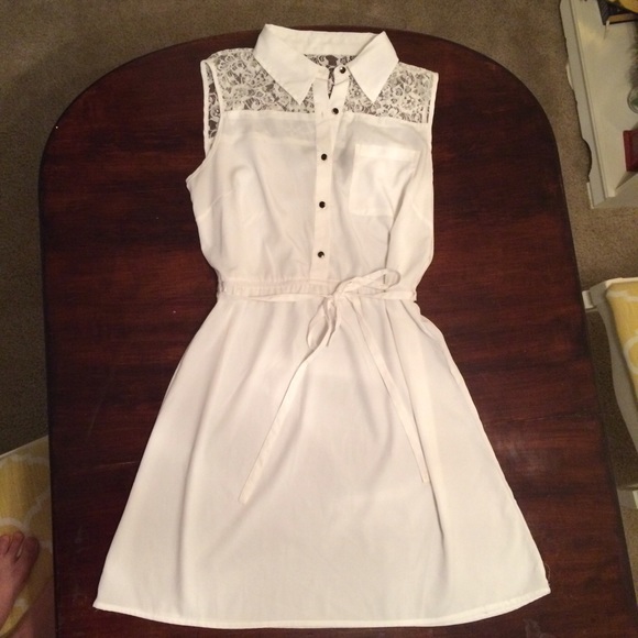 White, light summer dress