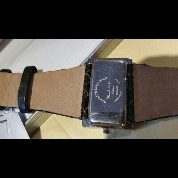 Marcel Drucker Collection Braided Black Leather Strap Watch and Dial NEW - Picture 4 of 8