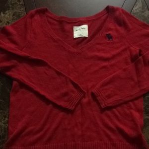 Abercrombie red sweater