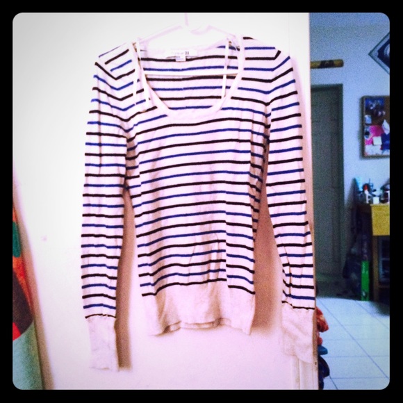 Stripe Long Sweater/Shirt