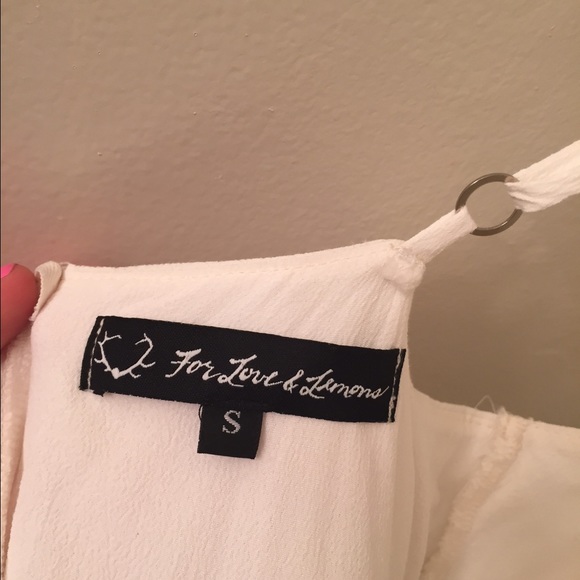 For Love and Lemons Crochet White Summer Dress - Picture 3 of 4