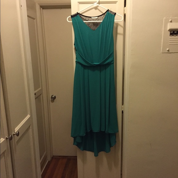 Hi lo dress with lace back