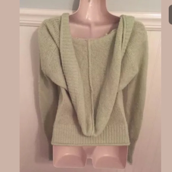 Sleeping On Snow Sz S Cardigan Light Green Wool - Picture 3 of 4