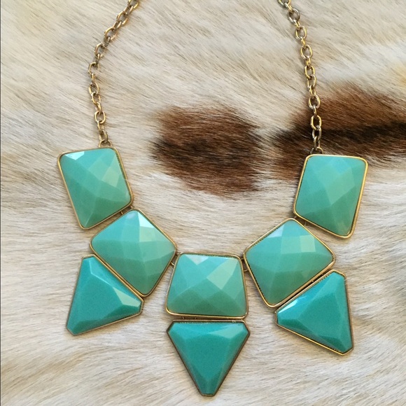 Turquoise statement necklace