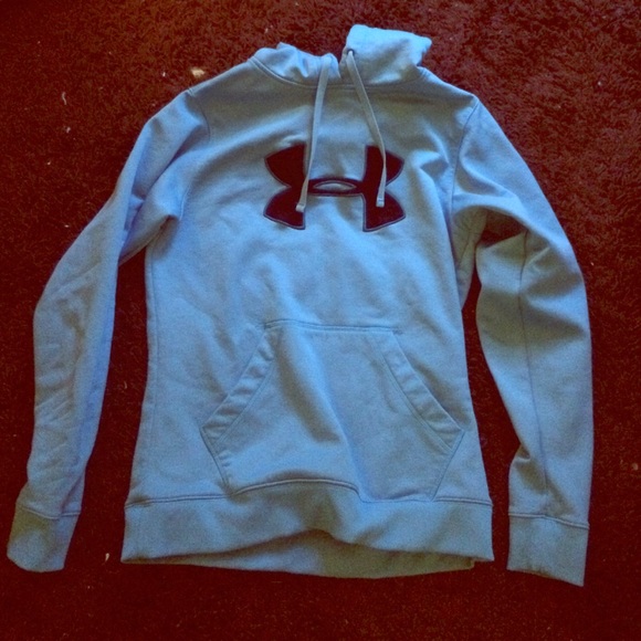 Teal under armour sweatshirt