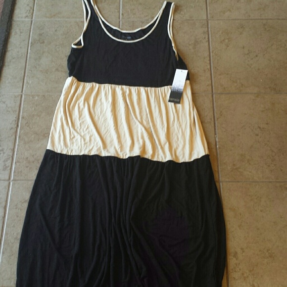 Maxi Dress black and offwhite cute