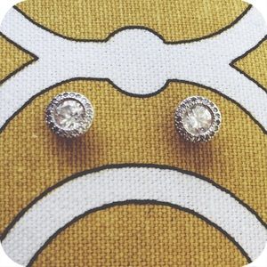 Pave Stud Earrings