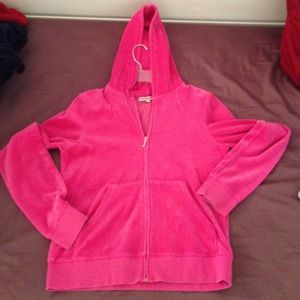 authentic pink juicy couture jacket size XL