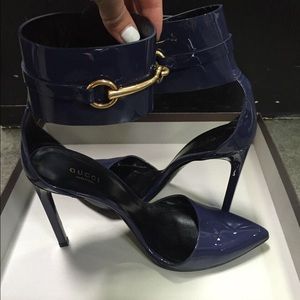 Gucci patent leather size 39.5 heel