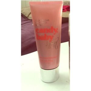 Candy, baby lotion