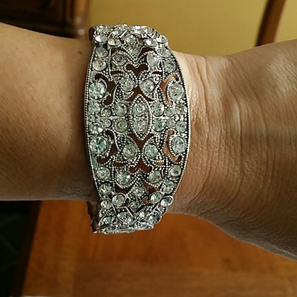Silver Blinged Bracelet